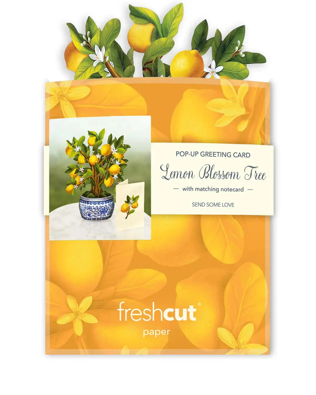 Mini Lemon Blossom Tree Pop-Up Card