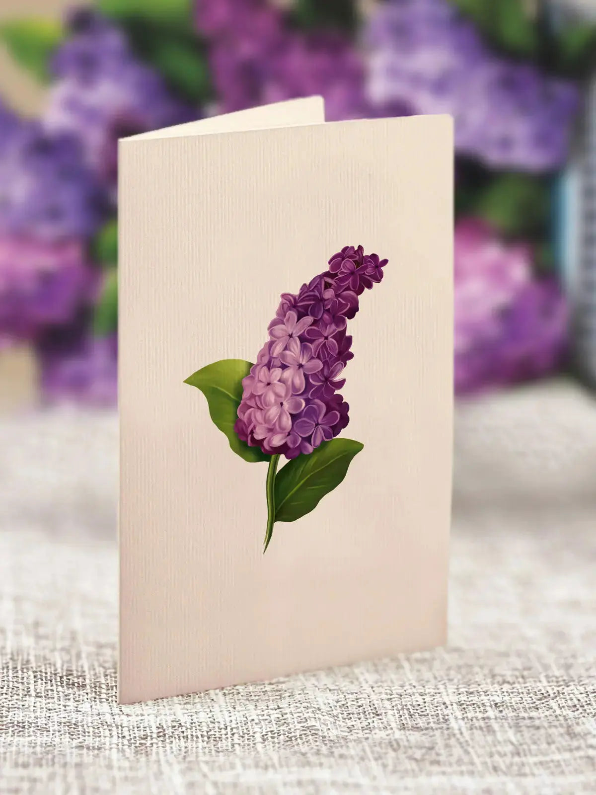 Mini Garden Lilacs Pop-Up Card