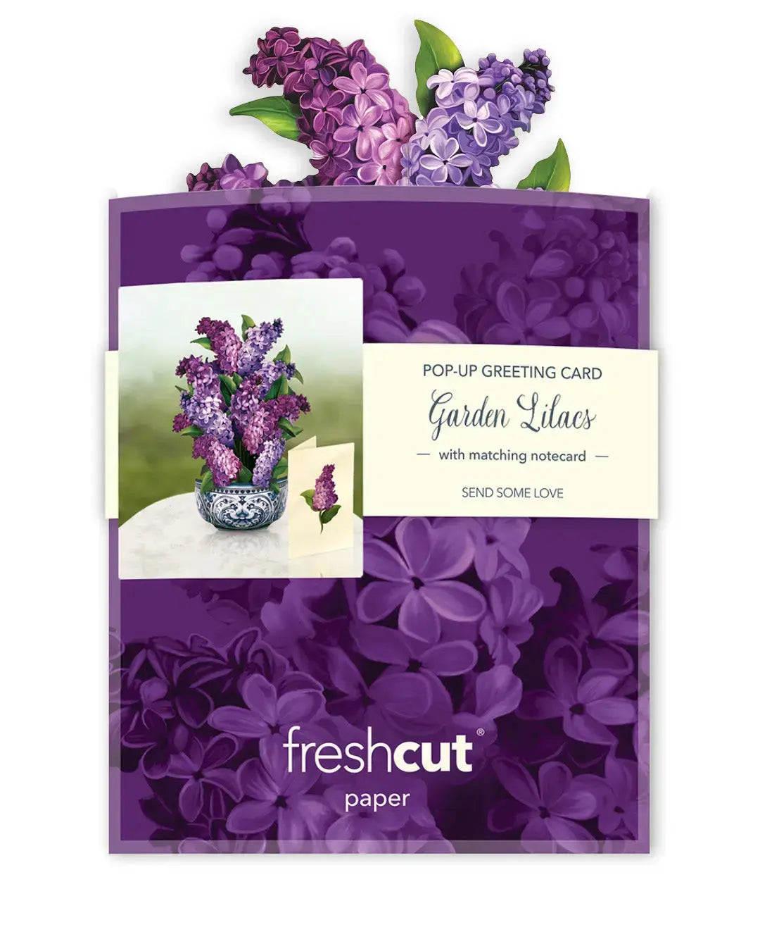 Mini Garden Lilacs Pop-Up Card