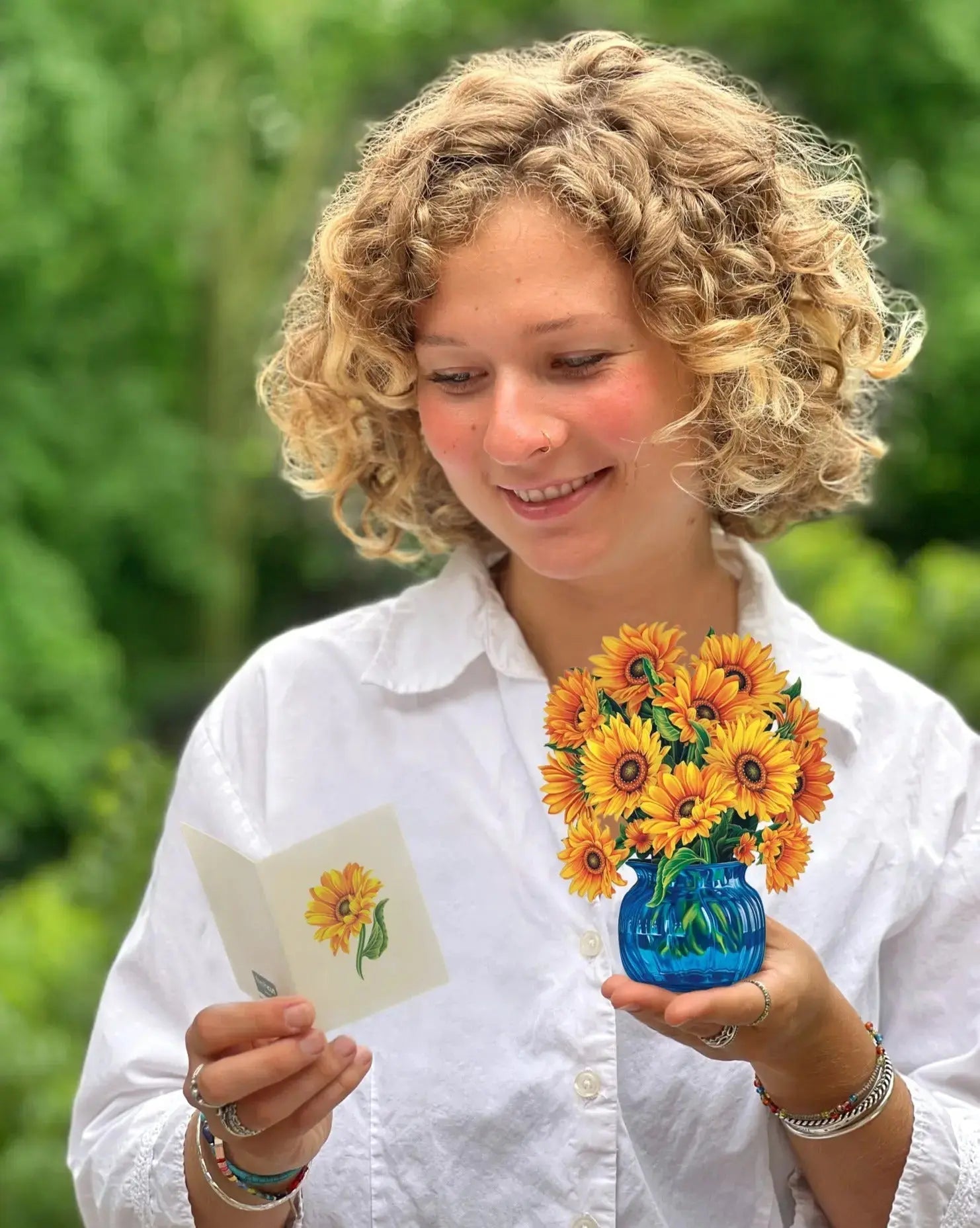 Mini Sunflowers Pop-Up Card