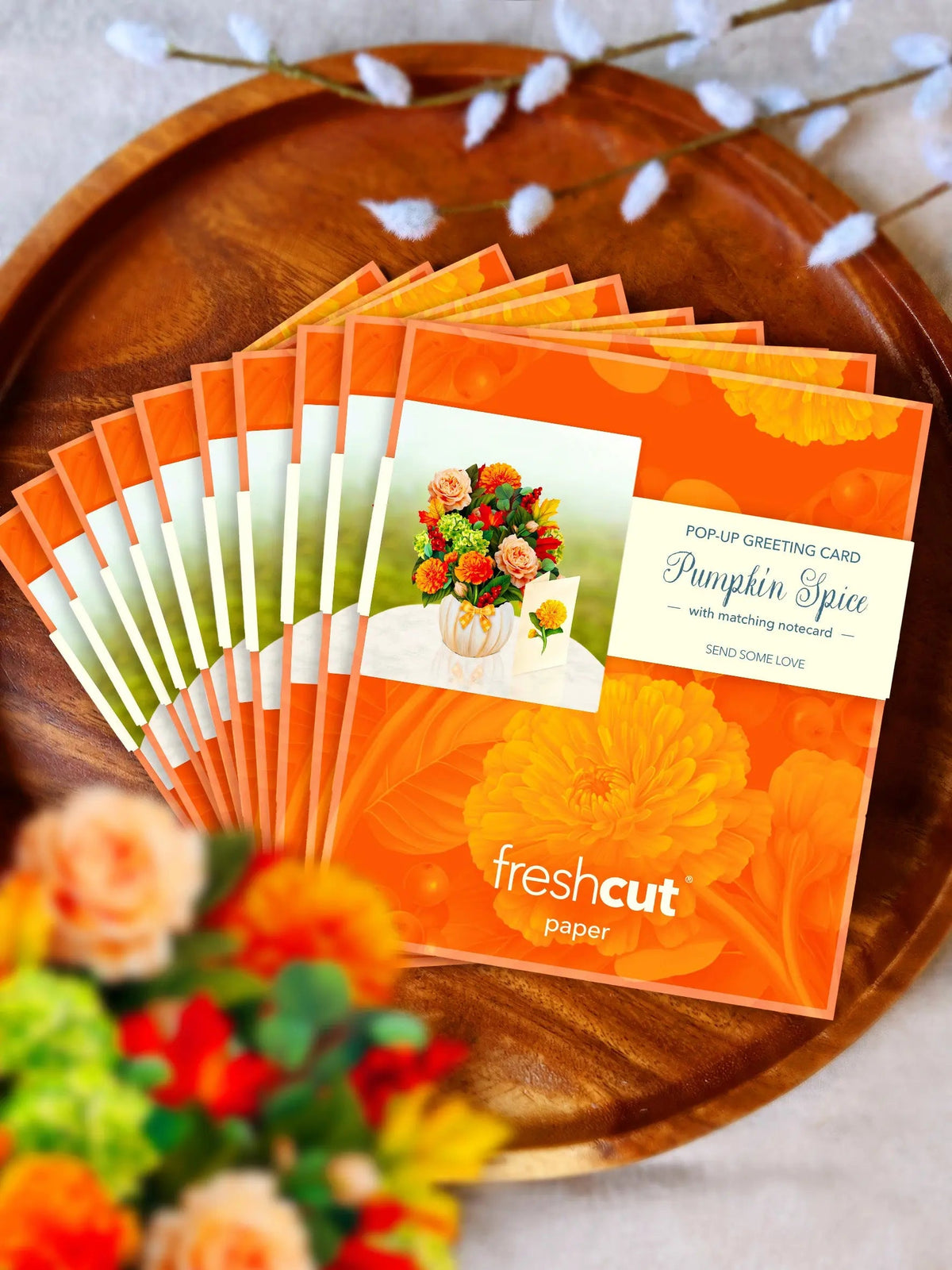 Mini Pumpkin Spice Pop-Up Card