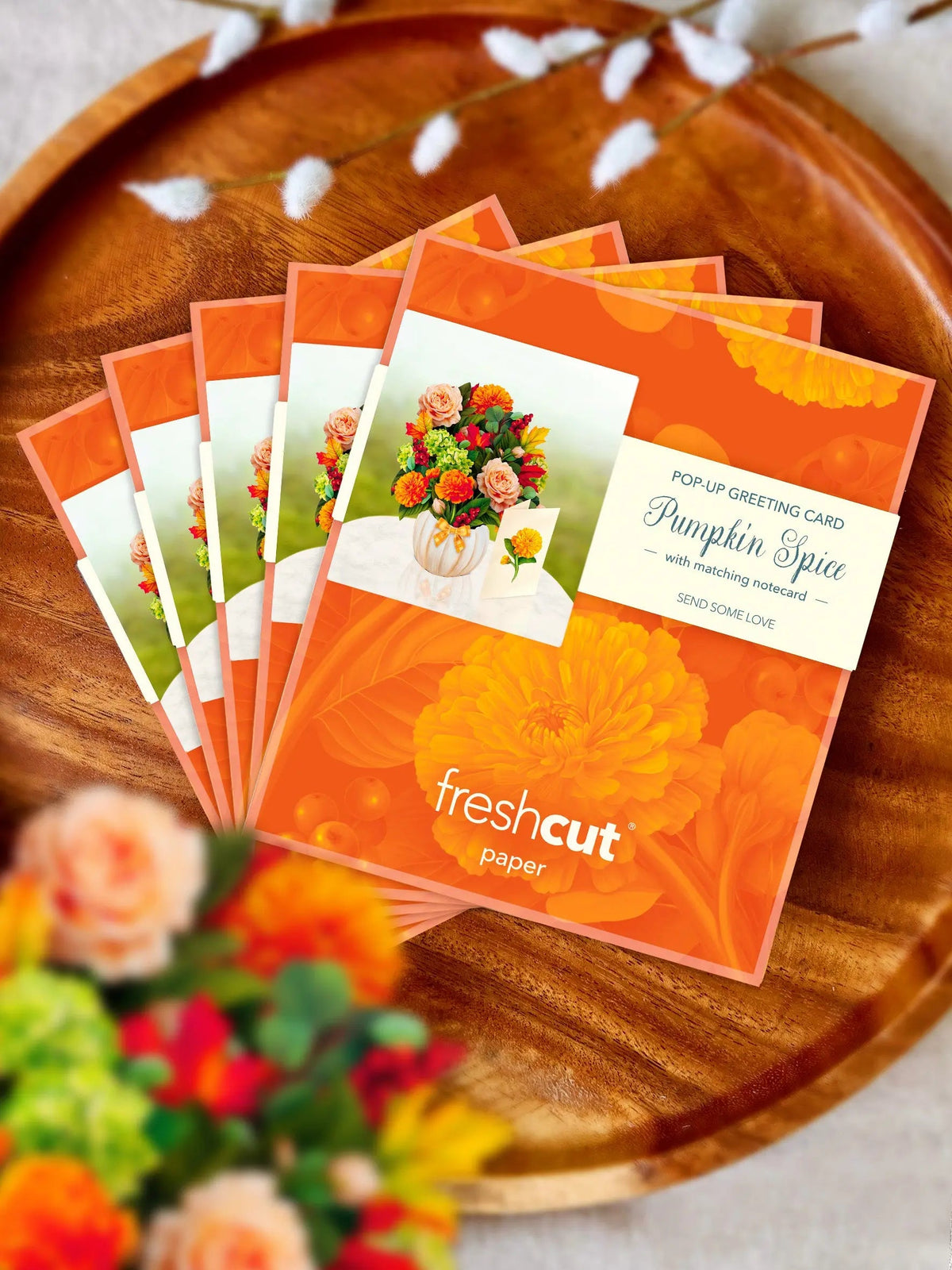 Mini Pumpkin Spice Pop-Up Card