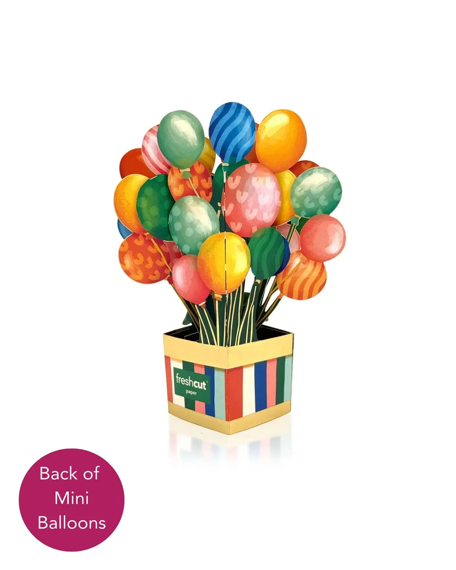 Mini Birthday Balloons Pop-Up Card