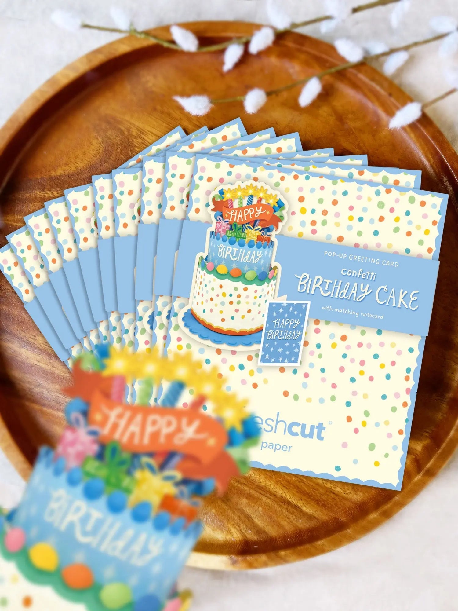 Mini Confetti Cake Pop-Up Card