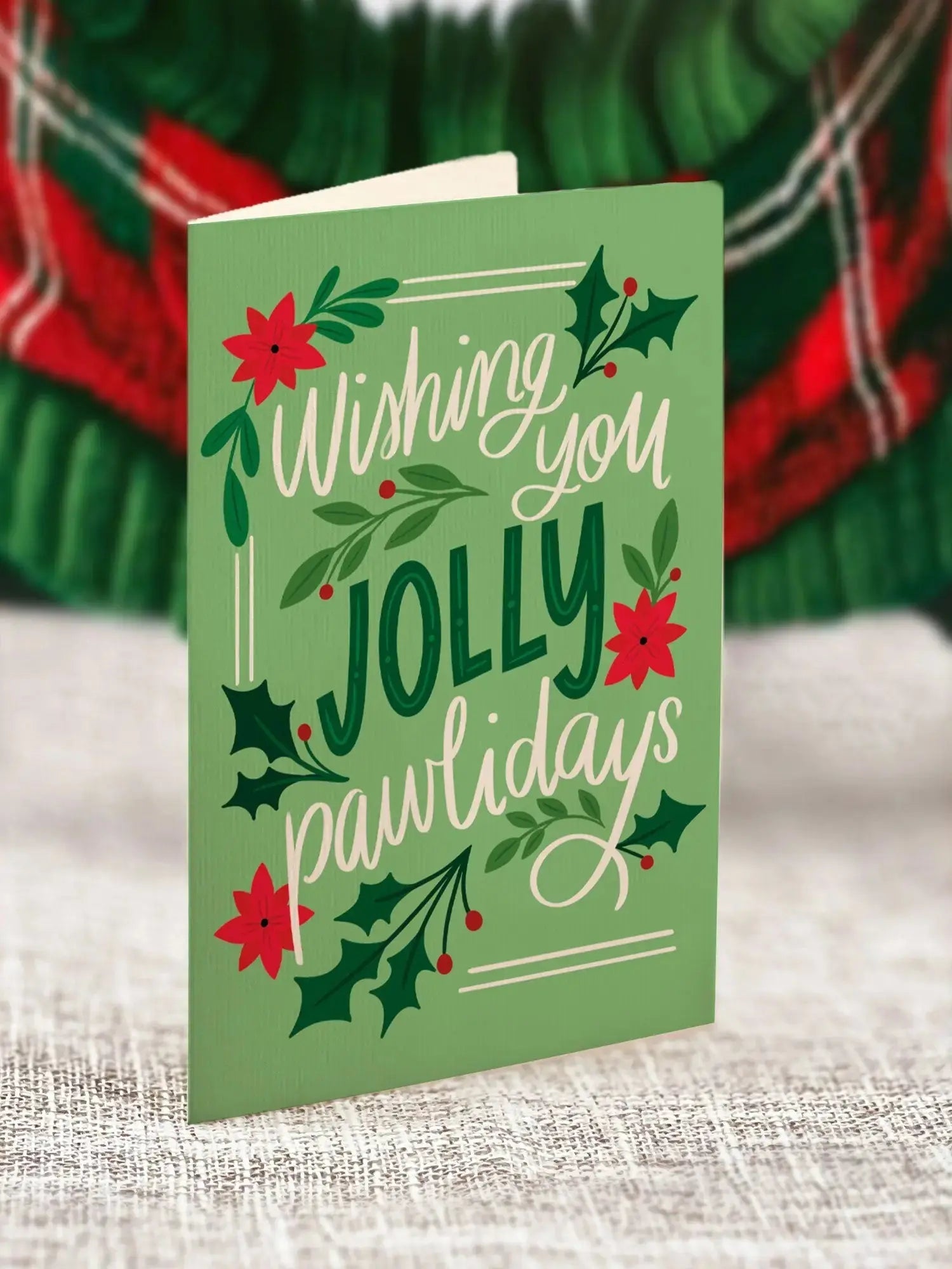 Mini Christmas Puppy Pop-Up Card