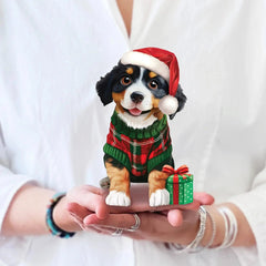 Mini Christmas Puppy Pop-Up Card
