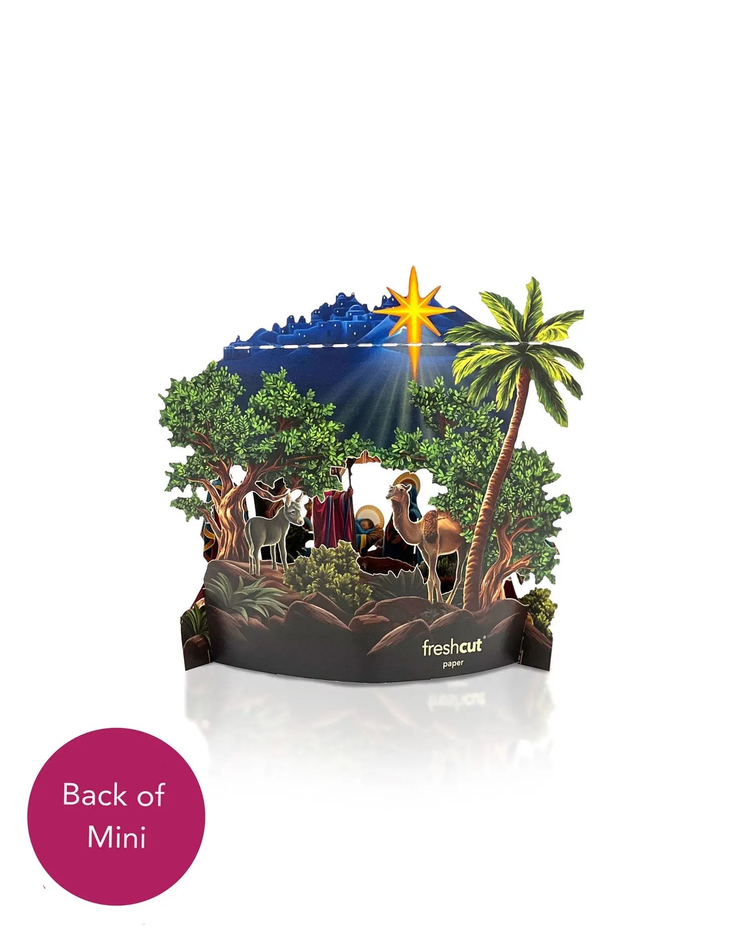 Mini Starlit Nativity Pop-Up Card