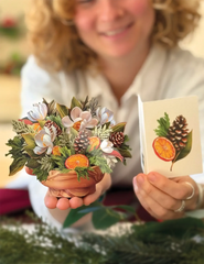 Mini Winter Magnolia Pop-Up Card