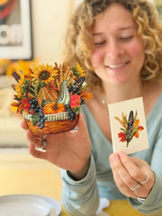 Mini Golden Harvest Pop-Up Card