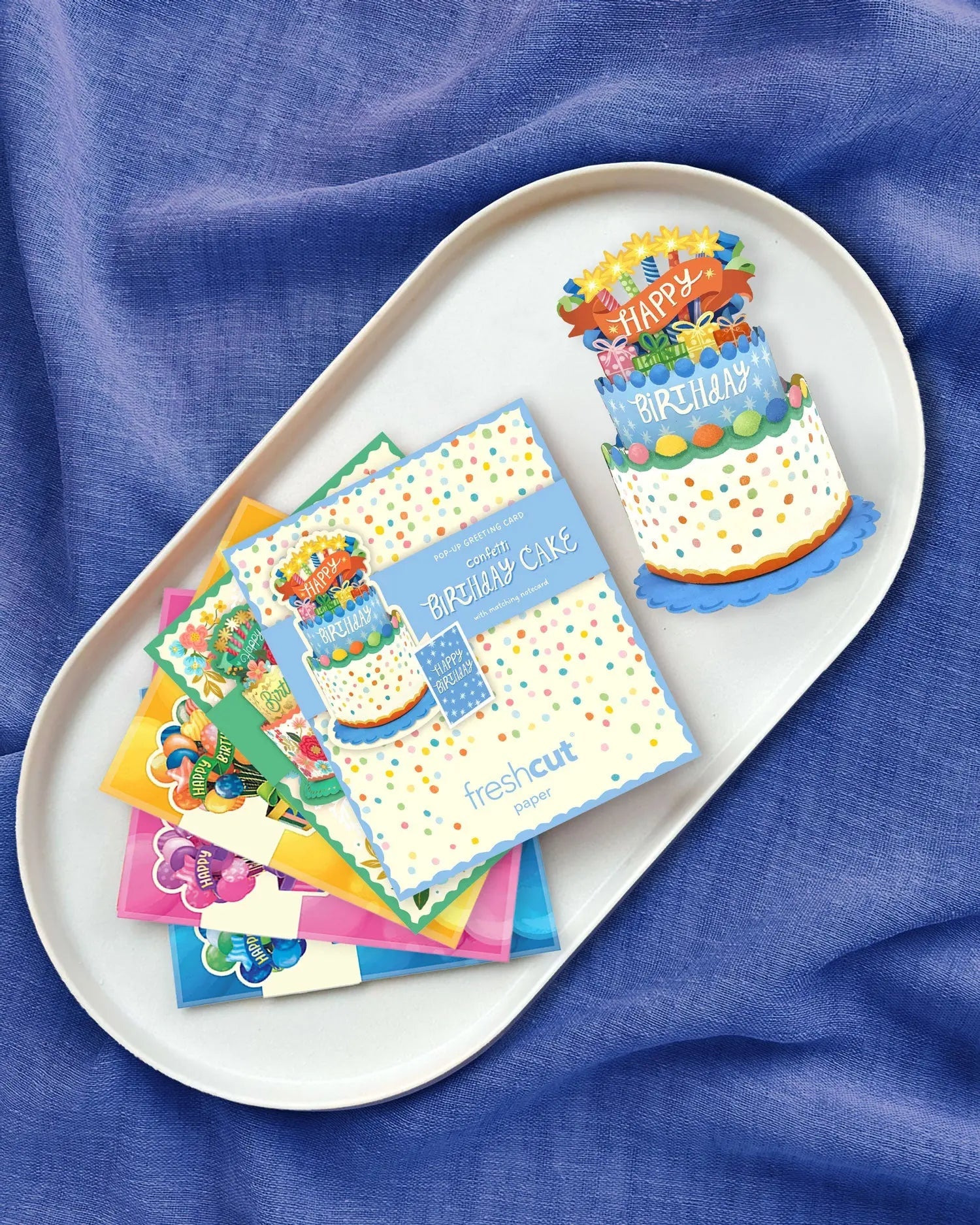 Mini Pop-Up Birthday Card Boxed Set of 5