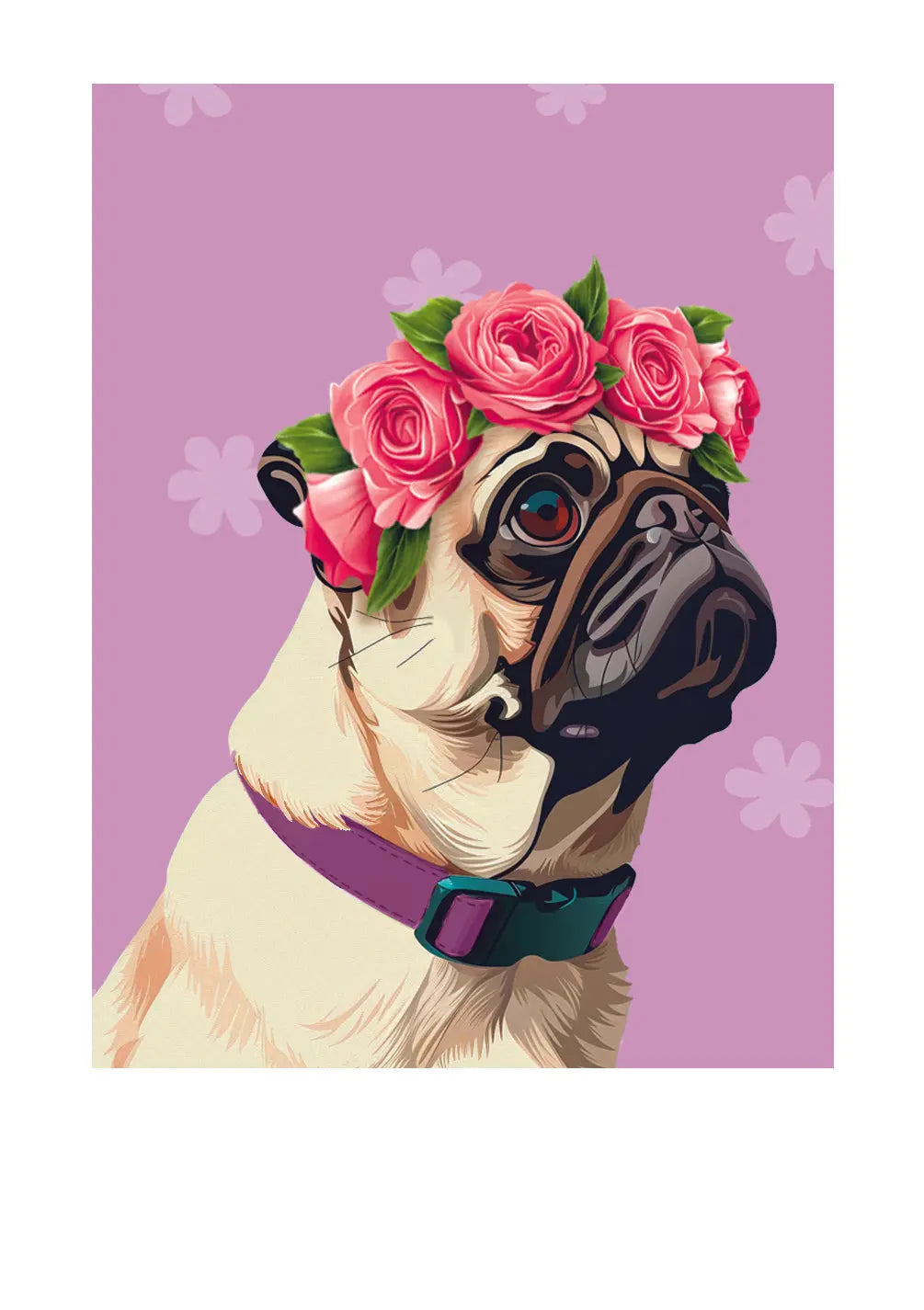 Mother's Day Pug Card