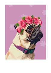Mother's Day Pug Card