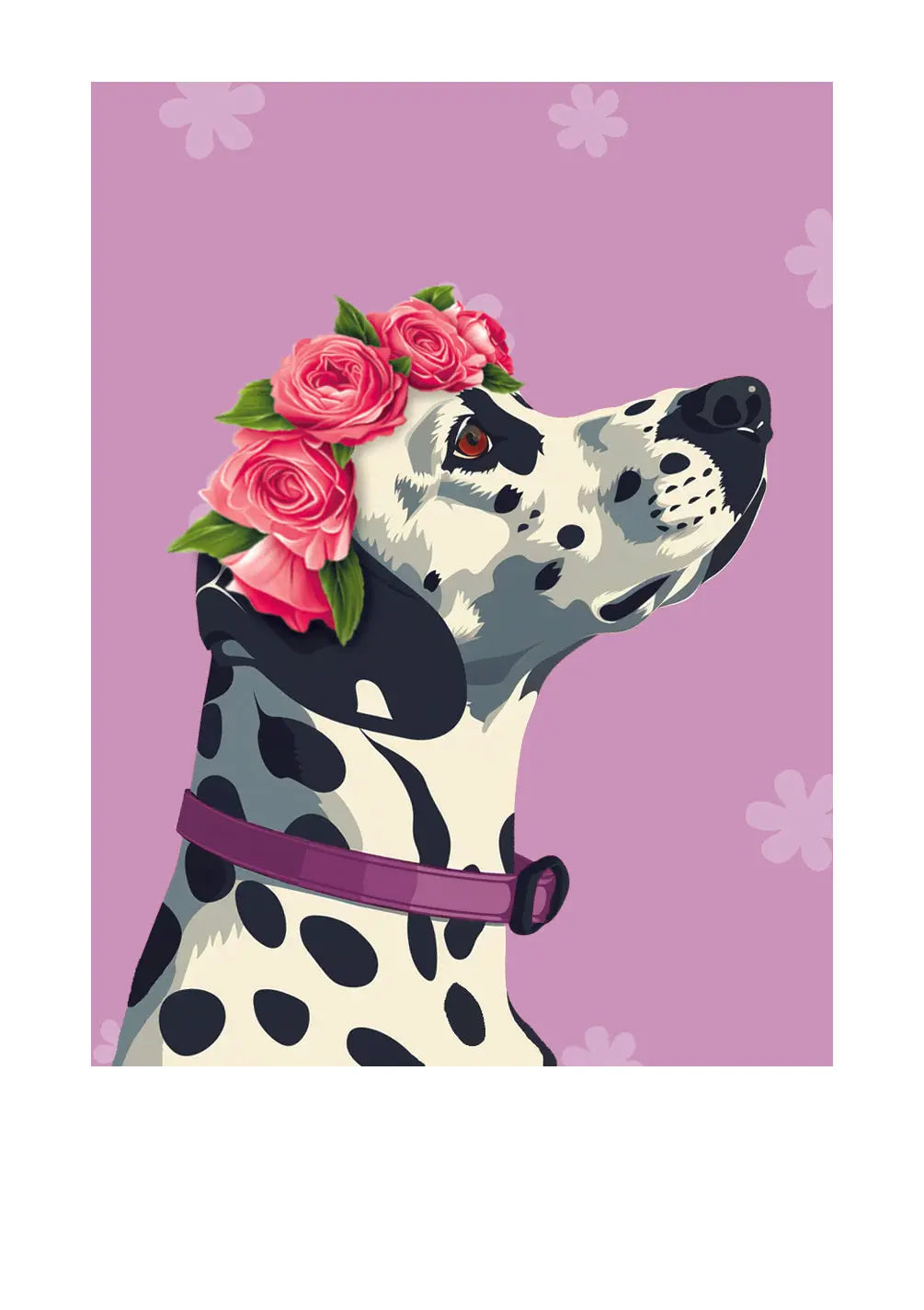 Mother's Day Dalmatian Card