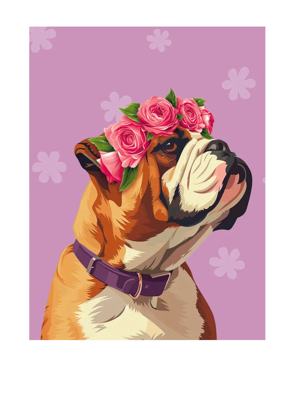 Mother's Day English Bulldog Card
