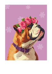 Mother's Day English Bulldog Card