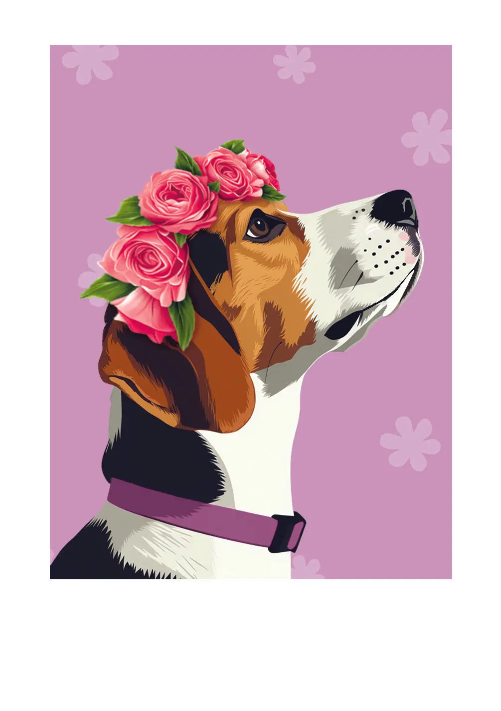 Mother's Day Beagle Card