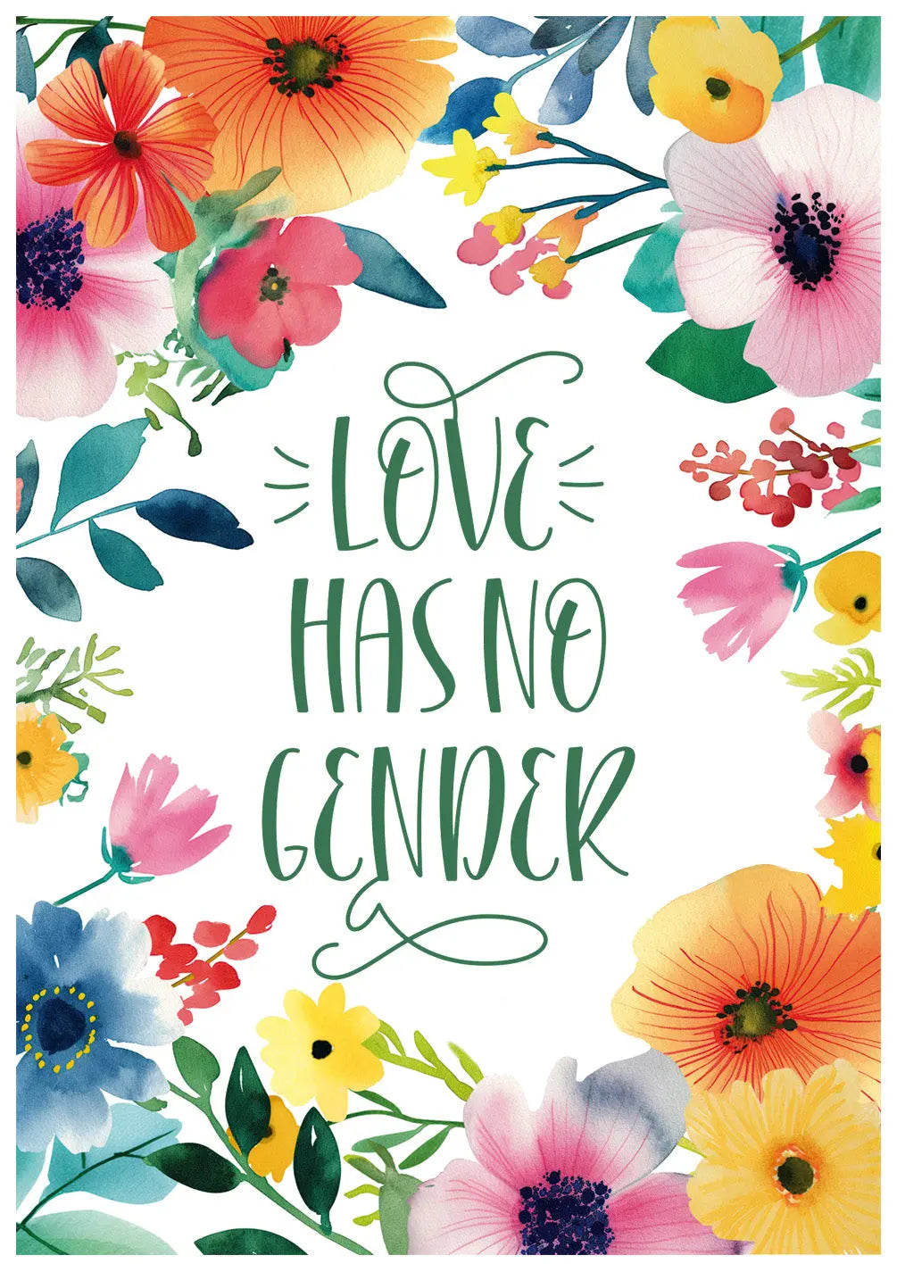 Love Has No Gender Pride Card