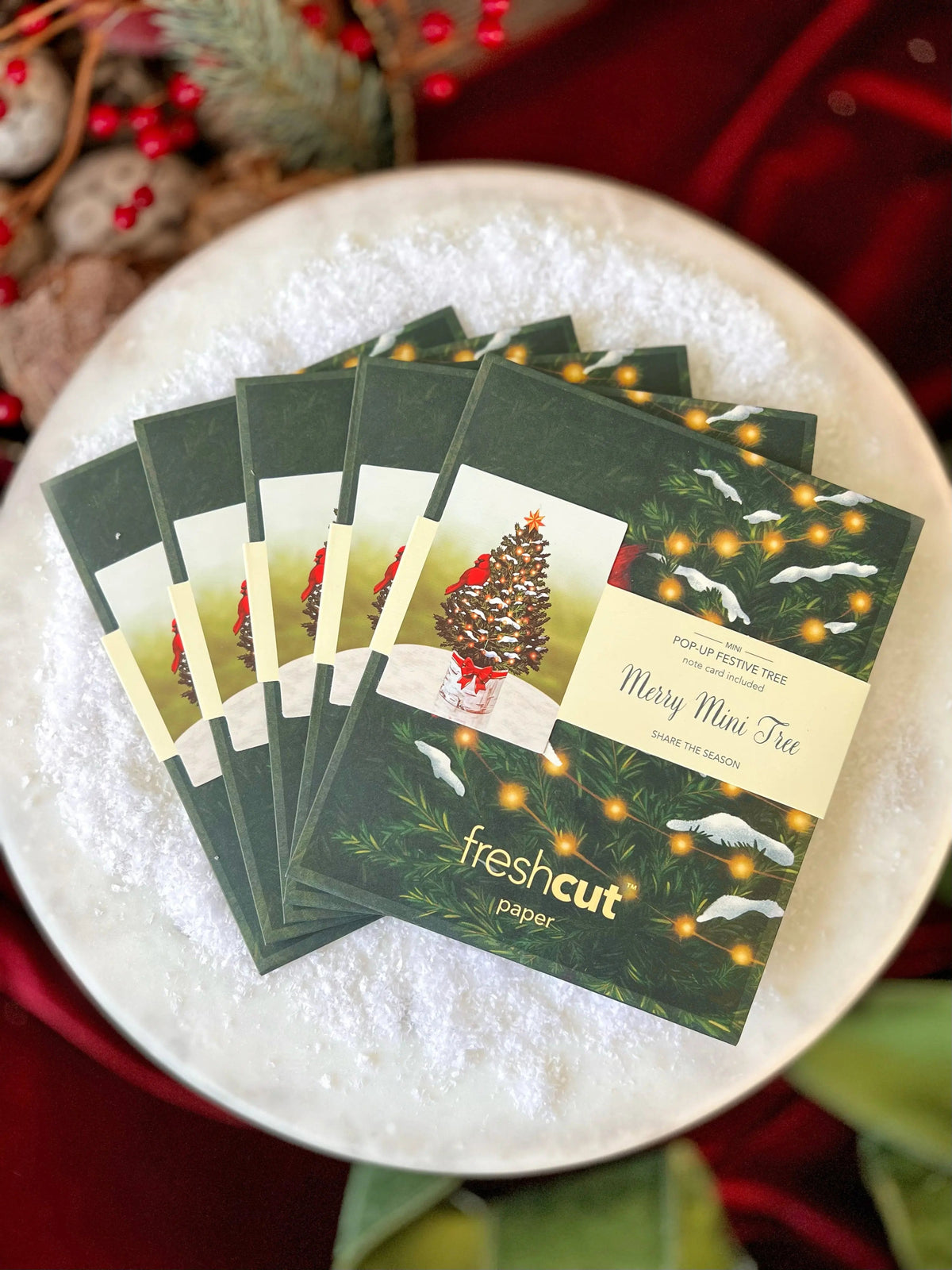 Mini Merry Tree Pop-Up Card