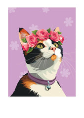 Mother's Day Calico Cat Card