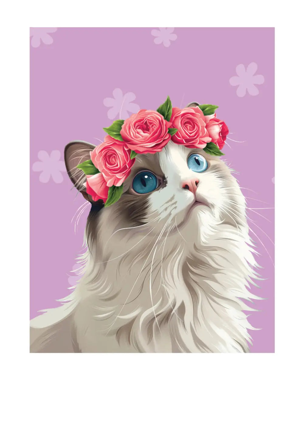 Mother's Day Ragdoll Cat Card