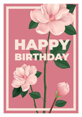 Sweet Magnolia Birthday Card