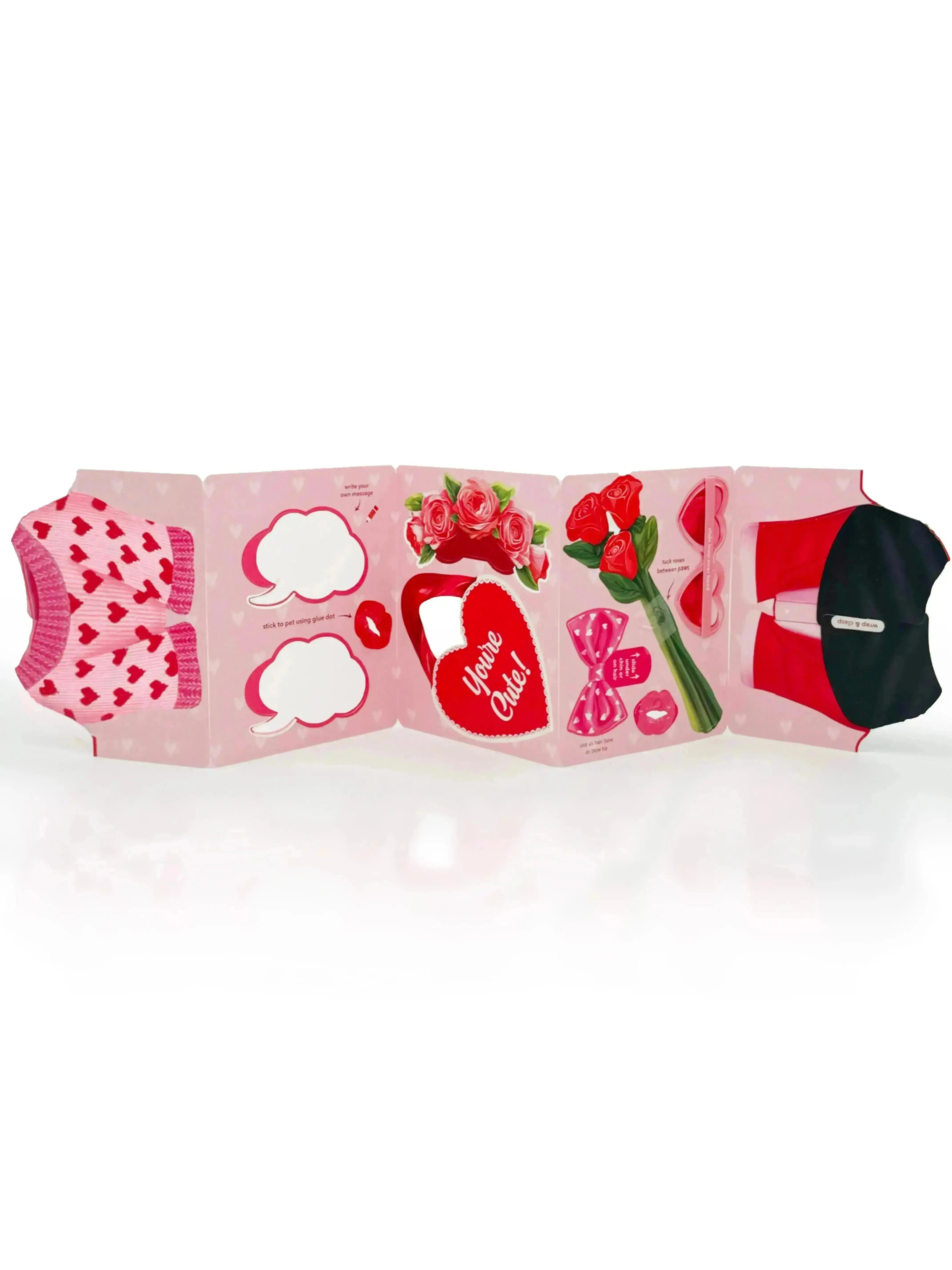 Valentine's Day Pop-Up Cat Accessories