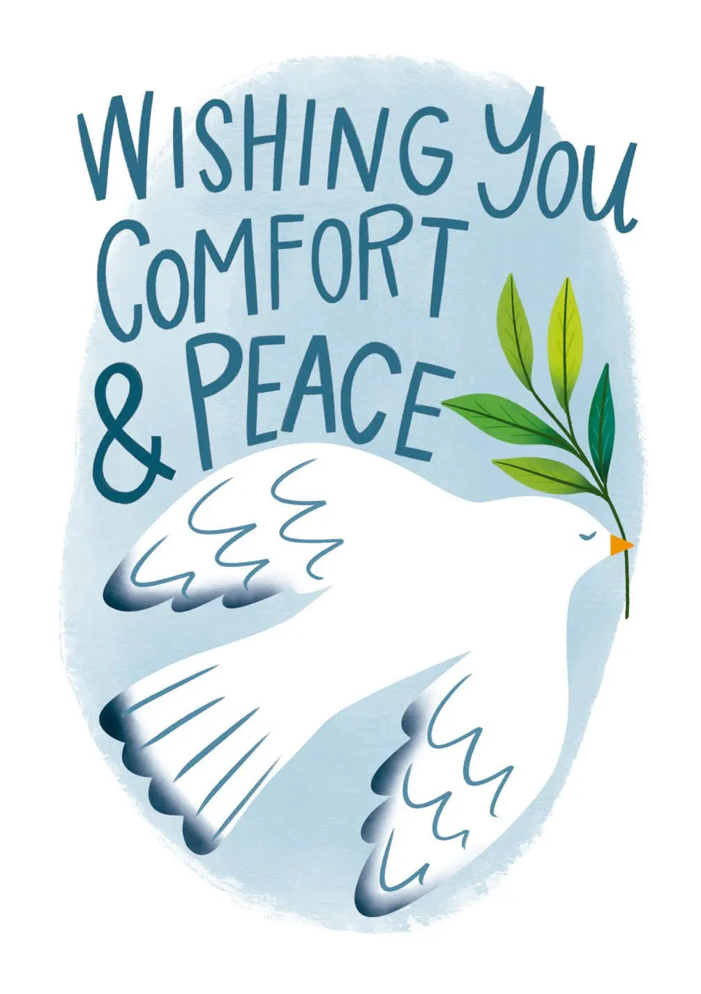 Comfort and Peace Dove Card