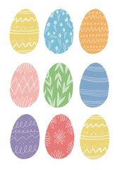 Easter Eggs Card