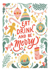 Eat Drink and Be Merry Card
