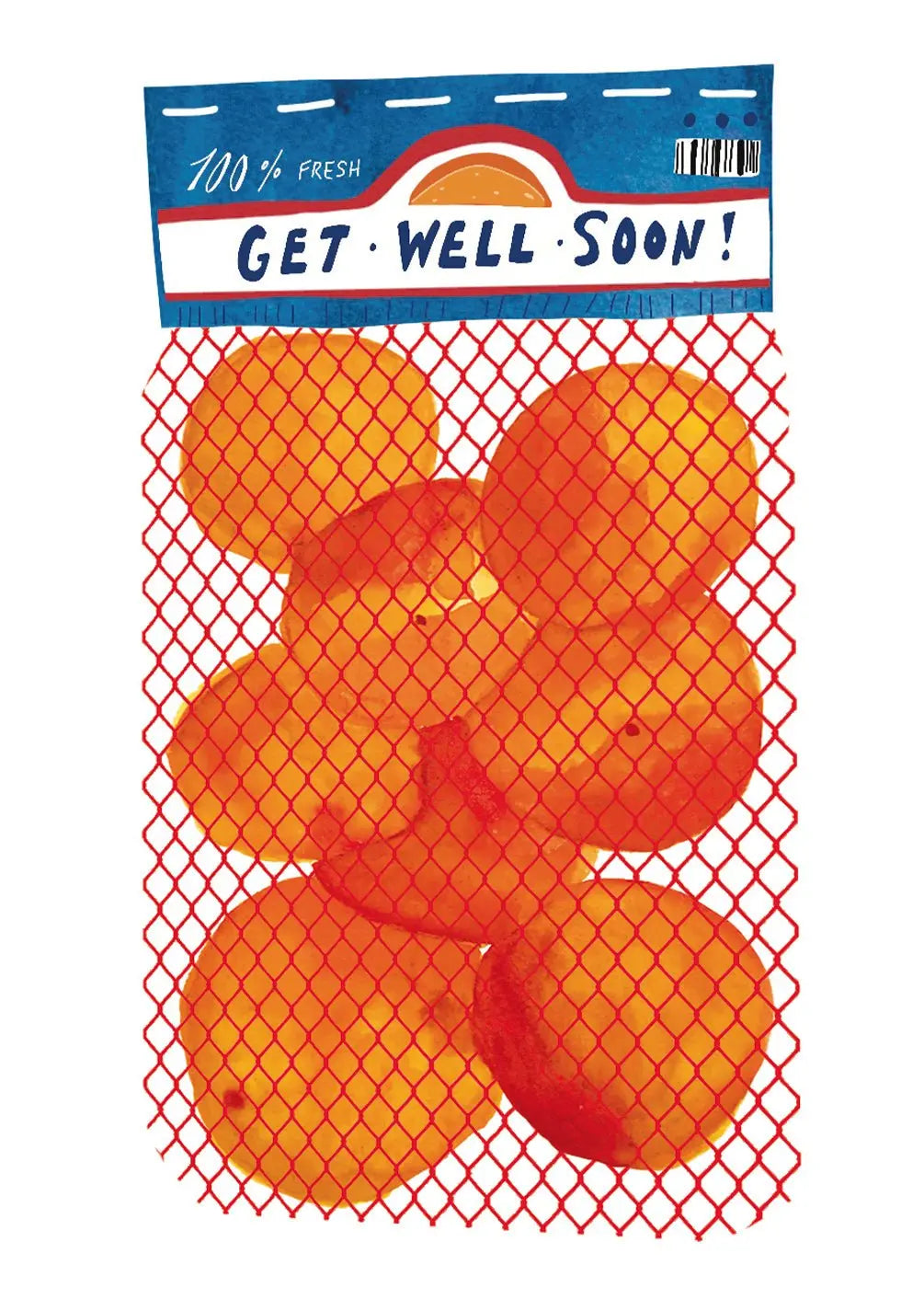 Get Well Oranges Card