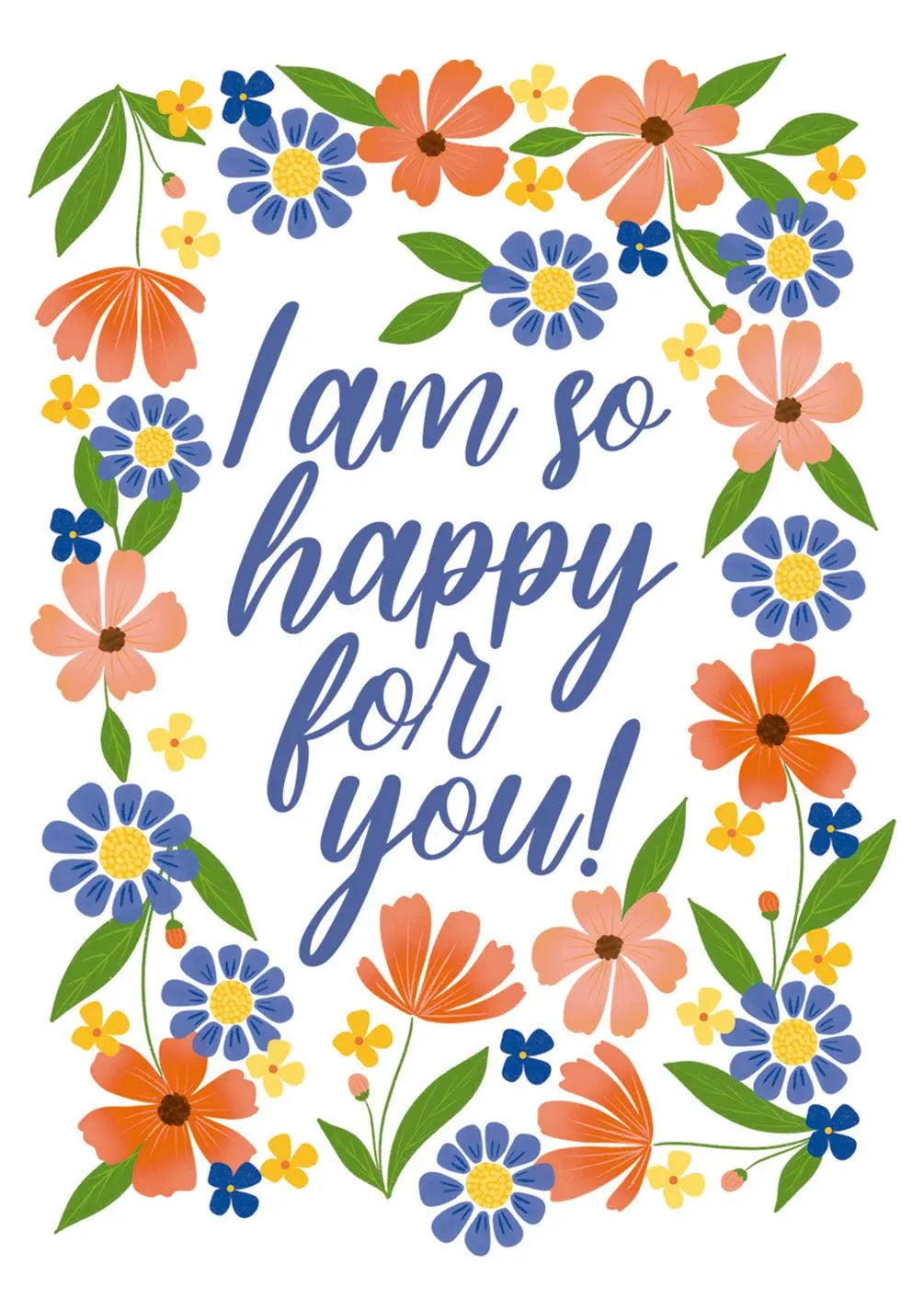 Happy For You Floral Card