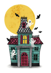 Haunted House Card