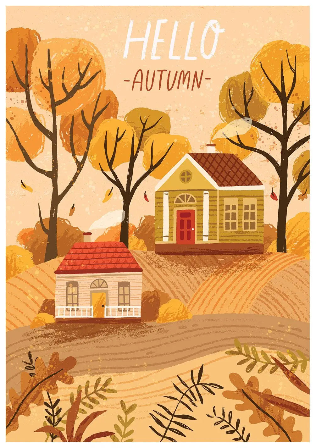 Hello Autumn Card