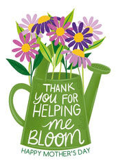 Helping Me Bloom Card