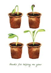 Helping me Grow Card