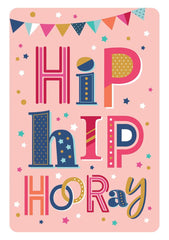 Hip Hip Hooray Card