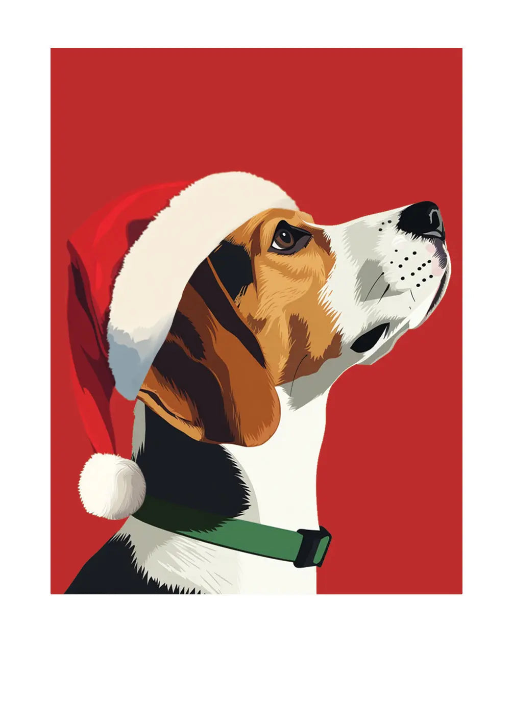 Holiday Beagle Card