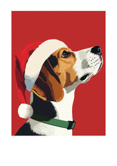 Holiday Beagle Card