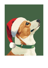 Holiday Corgi Card