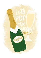 Let's Pop the Bubbly Card