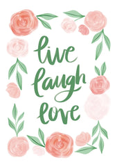 Live Laugh Love Card