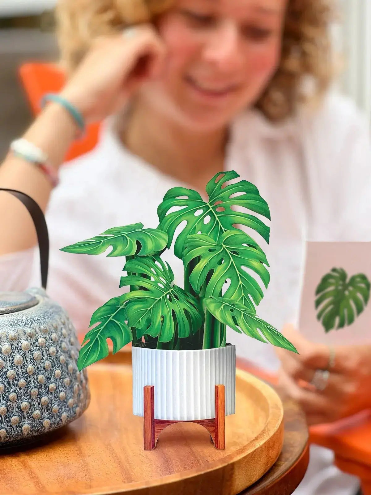 Mini Monstera Pop-Up Card