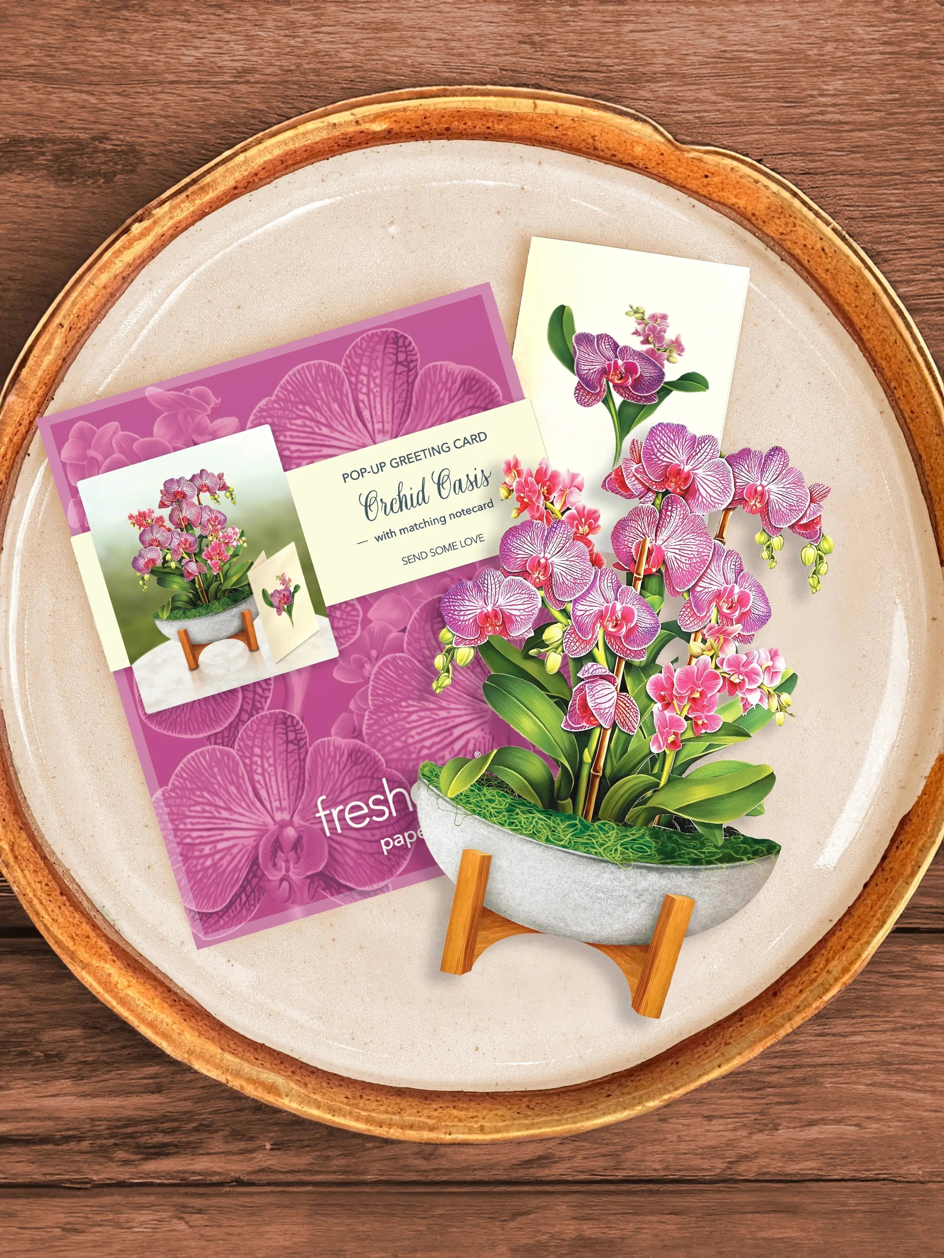 Mini Orchid Oasis Pop-Up Card