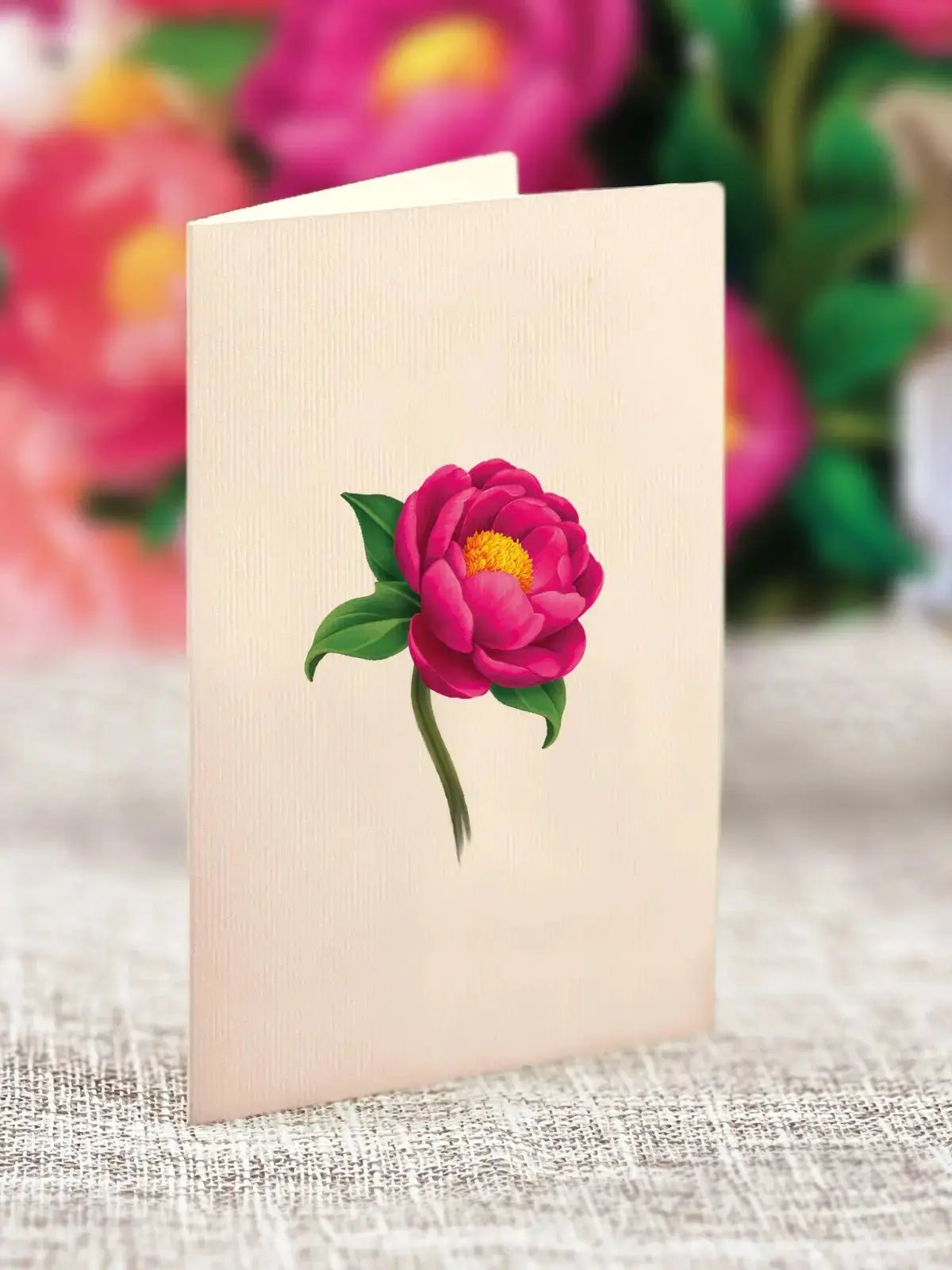 Mini Peony Paradise Pop-Up Card