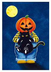 Pumpkin Head Card