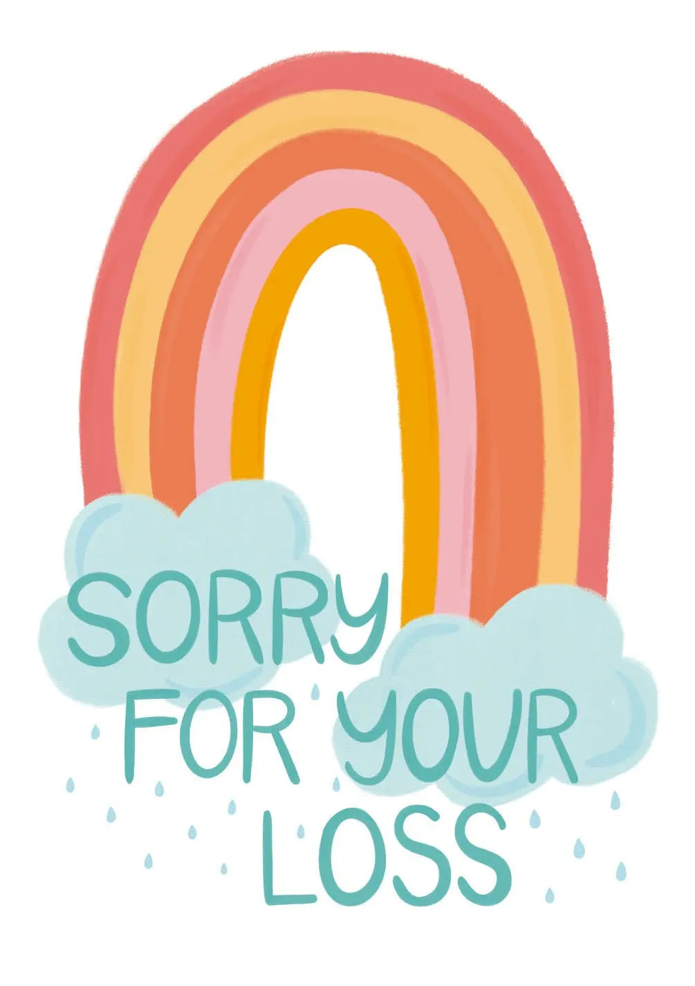 Rainbow Sympathy Card