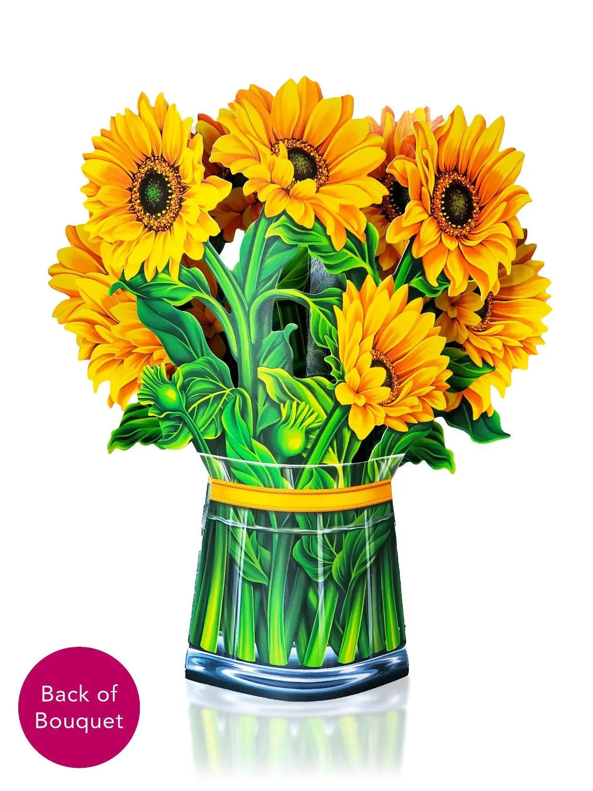 Sunflowers in Clear Vase