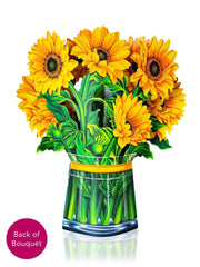 Sunflowers in Clear Vase