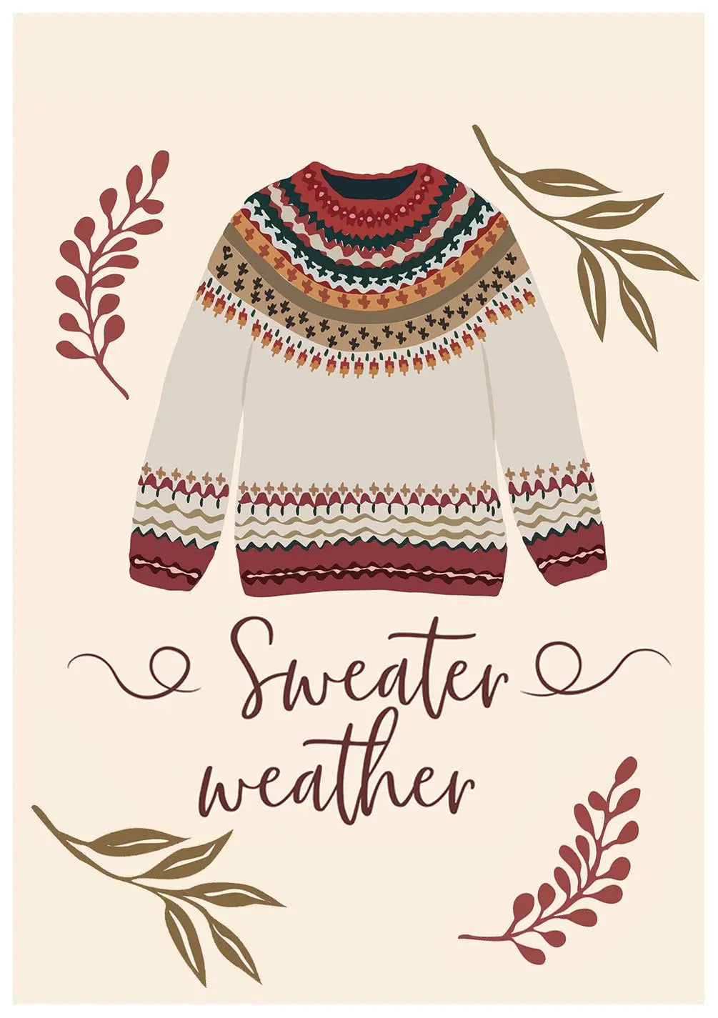 Sweater Weather Card
