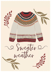 Sweater Weather Card